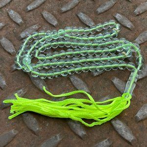 Prayer Tasbeeh Neon Green Tone Pray Beads Religious Muslim Beads